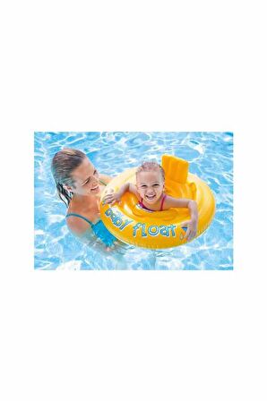 Intex Sarı Baby Float Hauz Deniz Simiti 70Cm - 565